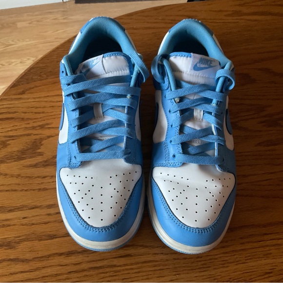 Nike women’s UNC White/University Blue Dunk Low Retro Sneakers size 8.5 w/Box - Picture 2 of 7